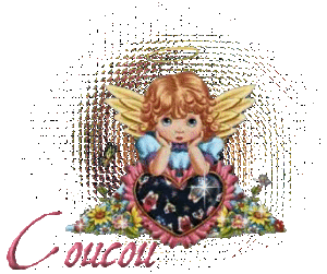 Gif animé coucou ange